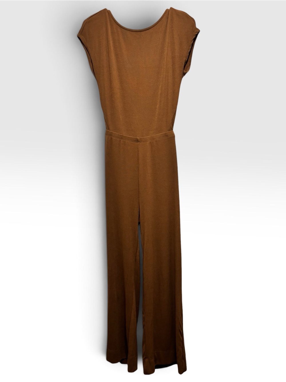 Free People Beach Brown Wide Leg Jumpsuit Size XS NWT - Picture 3 of 6